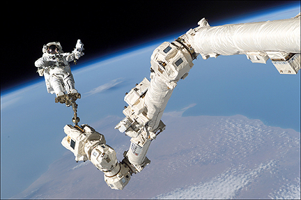 CSA's Canadarm2 at the ISS