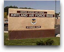 Kirtland AFB sign