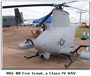 MQ-8B Fire Scout Class IV UAV