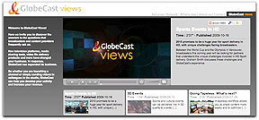 GlobeCast Views webpage