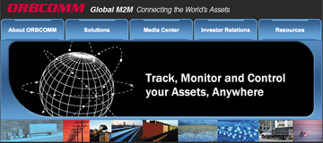 ORBCOMM homepage
