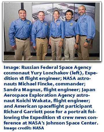 ISS Expedition 18 crew photo