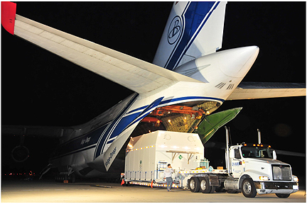AsiaSat-5 satellite delivery