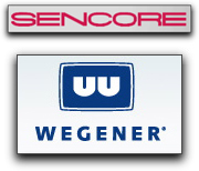 SENCORE + WEGENER logos