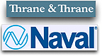 Thrane + Thrane + NAVAL logos