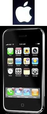 Apple logo + iPhone