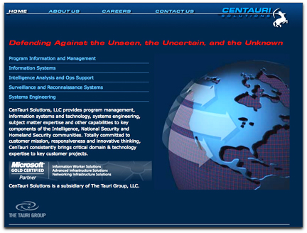 Centauri homepage