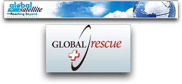 Global Satellite + Global Rescue logos