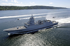 Norwegian Navy Nansen frigate