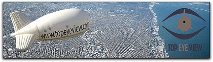Top Eye View blimp banner
