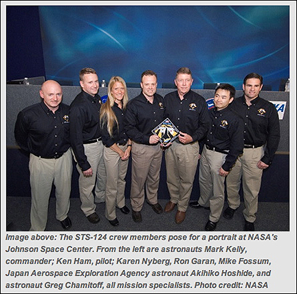 NASA STS-124 crew picture