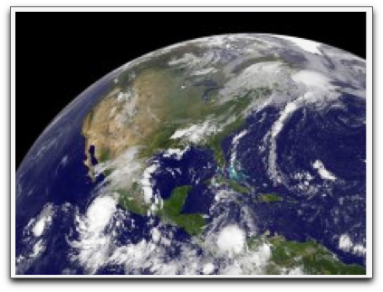 GOES-12 hurricanes Jimena Kevin NASA