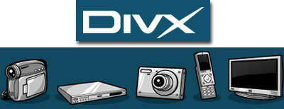 DivX logo + graphic