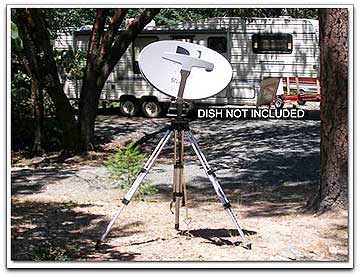 TV4RV heavy duty dish tripod