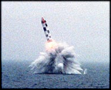 Bulava ICBM test launch (Russia)