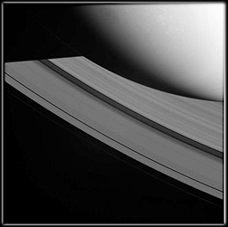 Cassini view of Saturn's shadow