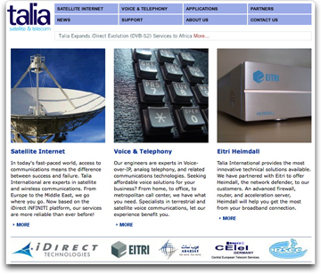 Talia homepage