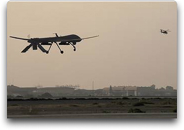 Predator taking off at Balad