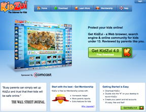KidZui homepage