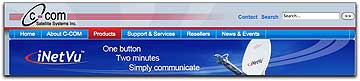C-COM iNetVu banner