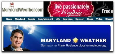 Maryland Weather page