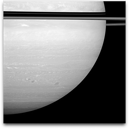 Cassini captures Saturn ring shadow