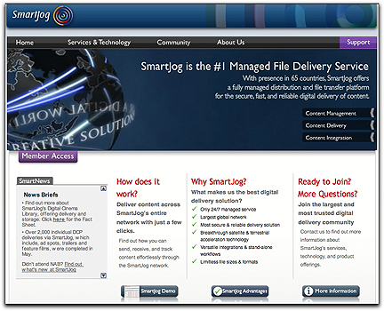 SmartJob homepage