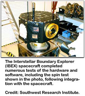 NASA's IBEX packaged up