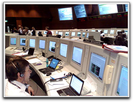 GOCE main control room view