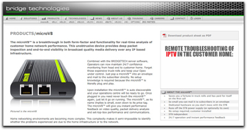 Bridge Technologies microVB webpage