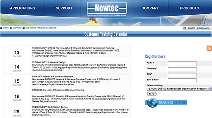 Newtec customer trng site