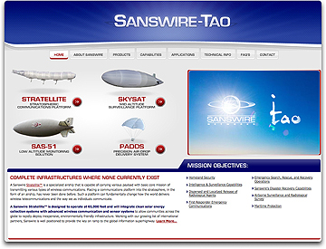 Sanswire-Tao homepage