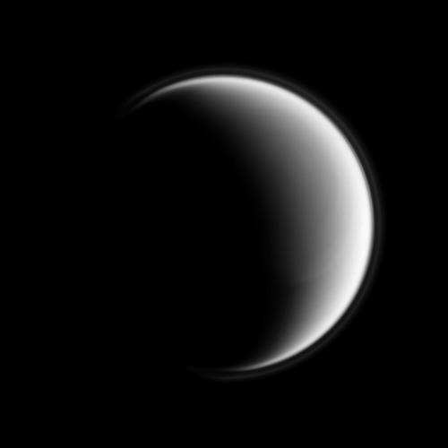 Cassini Titan Saturn Halo NASA