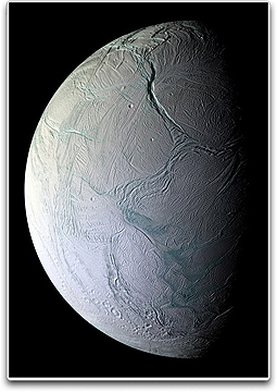 NASA Cassini Enceladus tectonic photo
