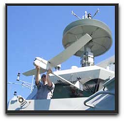 Puma AE UAV launched from ship (AeroVironment)