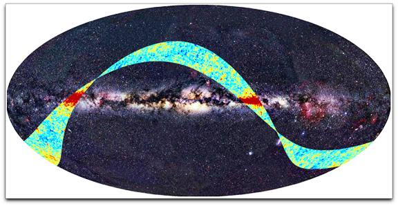 Planck's first image (ESA JPL)