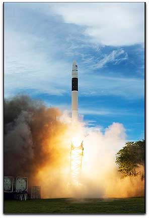 Falcon 1 launch of RazakSAT satellite