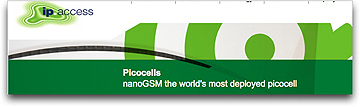 ip access picocell nanoGSM page