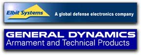 Elbit Systems + General Dynamics A+TP logos