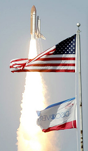Discovery lift off - vertical