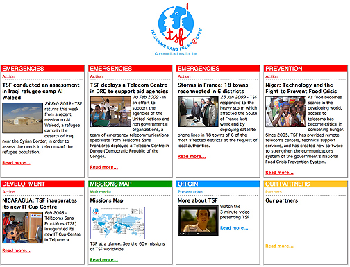 TSF homepage
