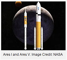 NASA Ares I + Ares V rockets