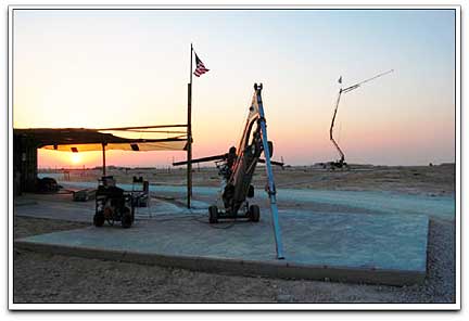 ScanEagle UAS awaiting launch in Iraq