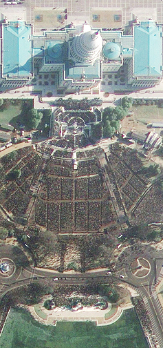 GeoEye-1 capture of inaugural