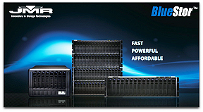 JMR BlueStor graphic