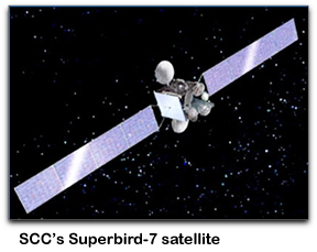 SCC's Superbird-7 satellite