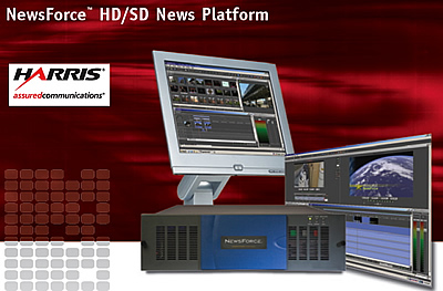 Harris logo + NewsForce SD/HD
