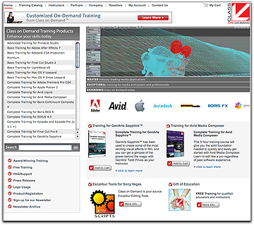 Class On Demand homepage