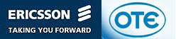 Ericcson + OTE logos