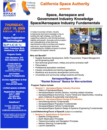 CSA seminar brochure cover